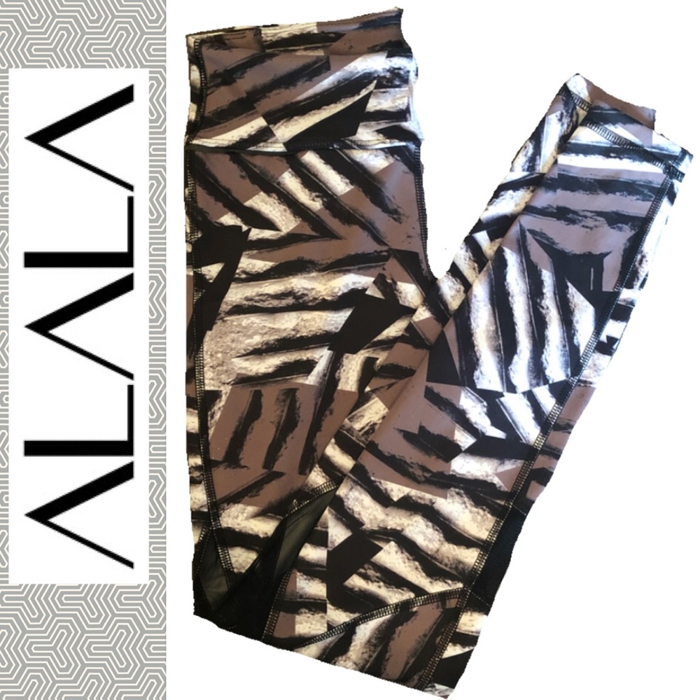 ALALA Zebra Print Leggings XS